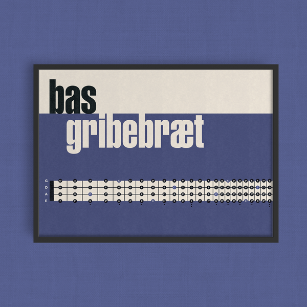 Bas · gribebræt · plakat