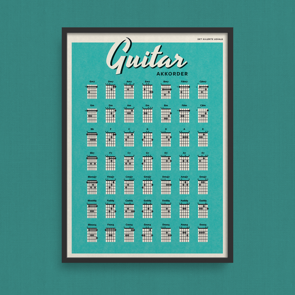 Guitarakkorder · plakat
