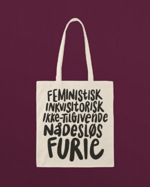 mulepose totebag feminisme furie sort 1