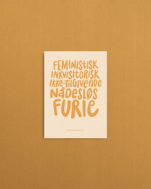 feministisk inkvisitorisk ikke tilgivende naadesloes furie plakat poster 14