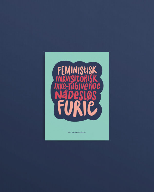 feministisk inkvisitorisk ikke tilgivende naadesloes furie plakat poster 15 scaled