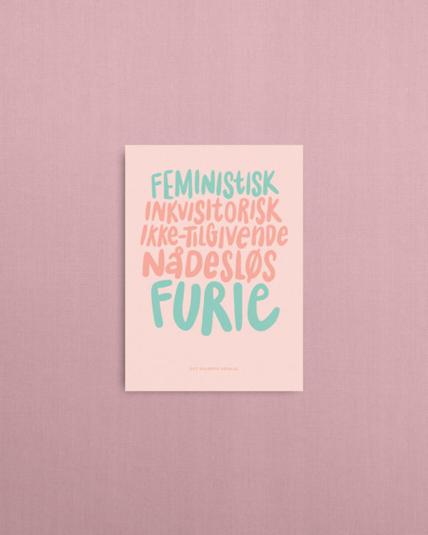 feministisk inkvisitorisk ikke tilgivende naadesloes furie plakat poster 17 scaled
