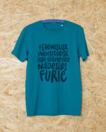 Feministisk inkvisitorisk ikke-tilgivende nådesløs furie t-shirt