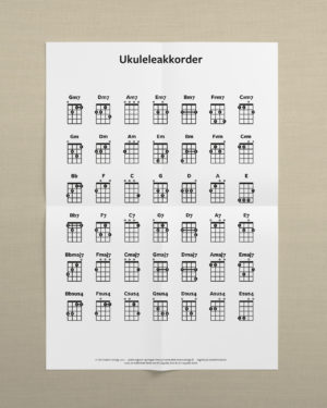 Print selv ukuleleakkorder